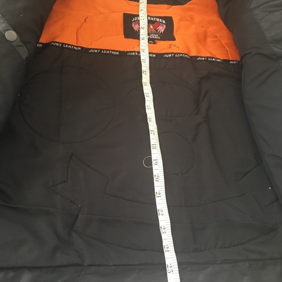 Leather Biker Vest - Picture 8 of 15